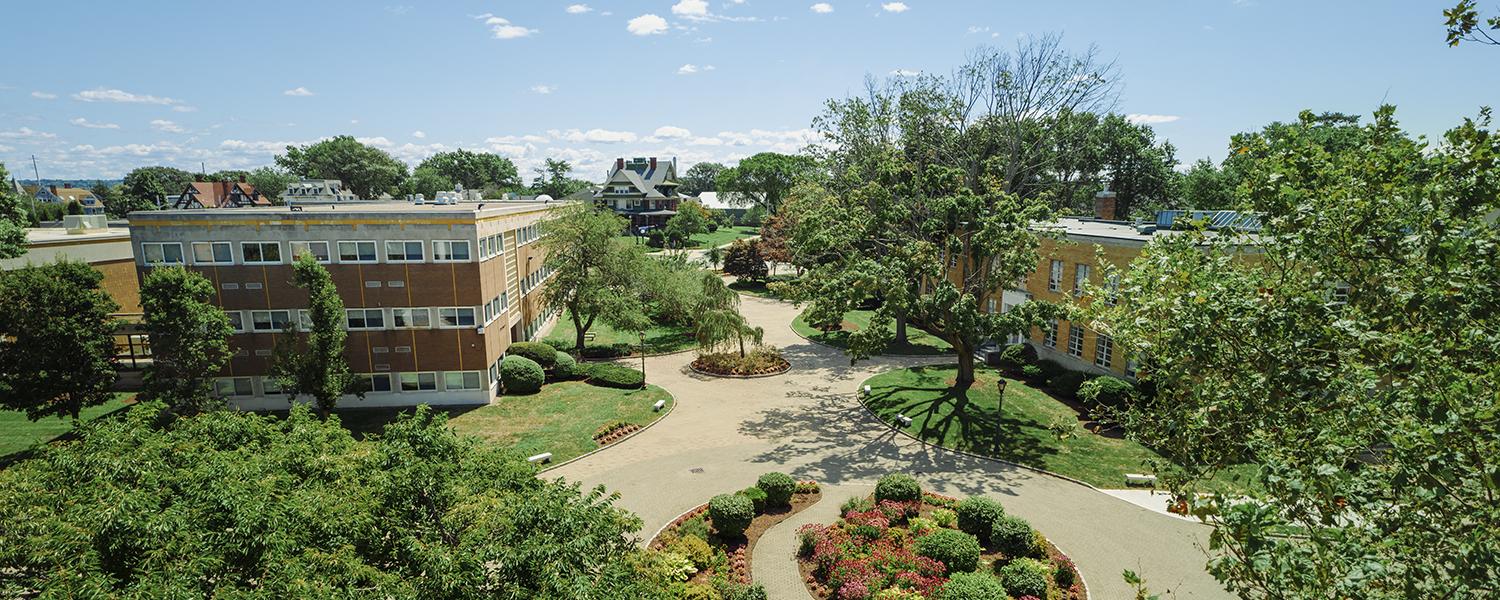 Aerial view of UB's Campus